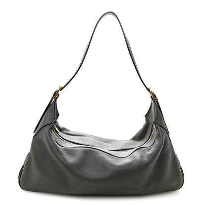 Celine Supple Calfskin Medium Romy Shoulder Bag Grey 1 of 9