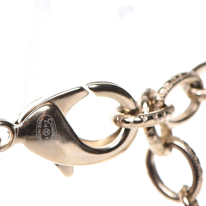 Chanel Pearl Long CC Necklace Gold 5 of 11