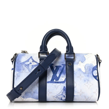 Louis Vuitton Monogram Watercolor Keepall XS Blue 1 of 8