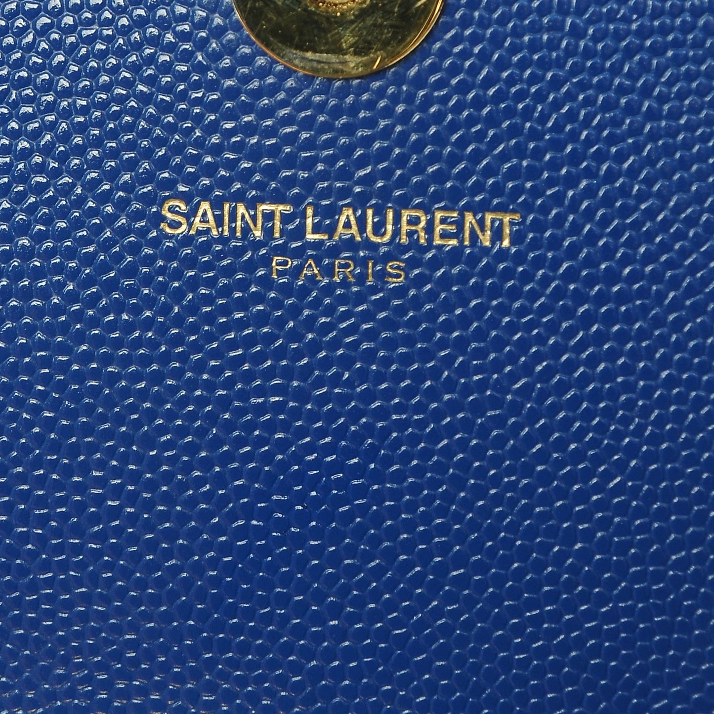 Grain De Poudre Small Classic Monogram Kate Satchel Royal Blue