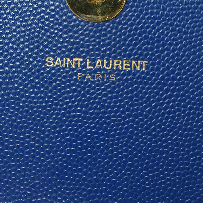 Saint Laurent Grain De Poudre Small Classic Monogram Kate Satchel Royal Blue 7 of 8