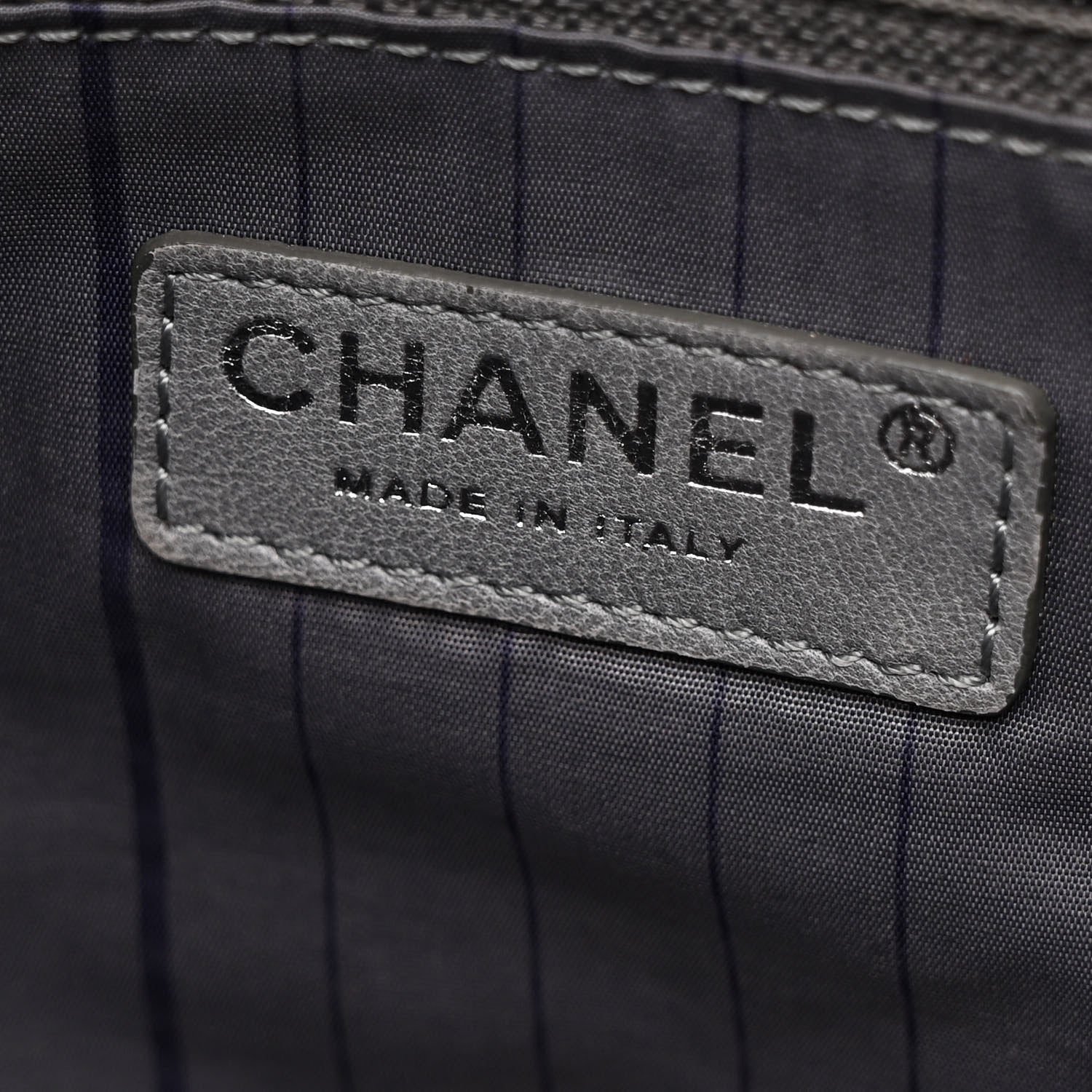 Chanel Lambskin Studded CC East West Flap Grey 6 of 11