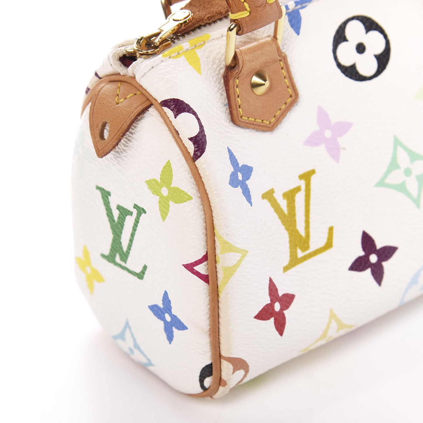 Monogram Multicolor Mini Sac HL Speedy White