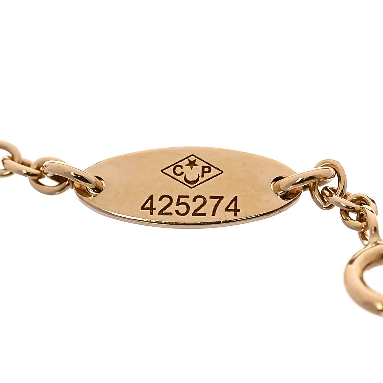 Christian Dior 18K Yellow Gold Diamond Dioramour Bracelet 4 of 5