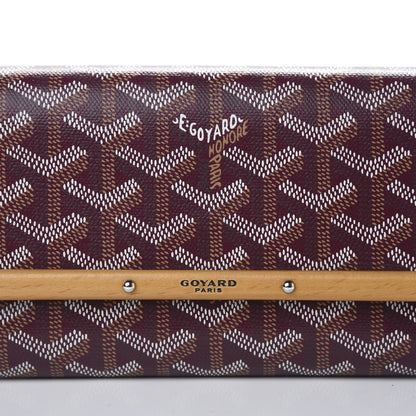 Goyard Goyardine Monte Carlo Bois Clutch Bordeaux 8 of 9