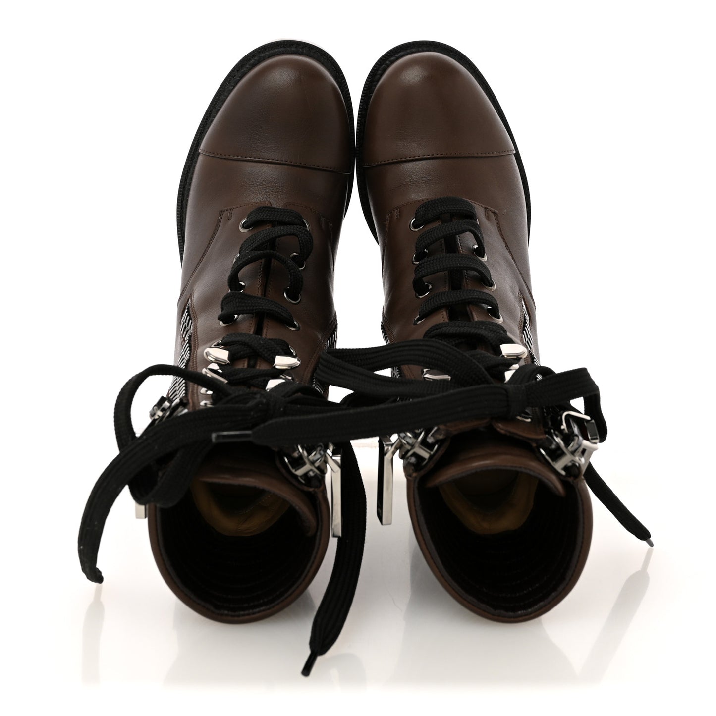 En Hiver Mixed Dual-Zip 70 Booties 35 Arabica