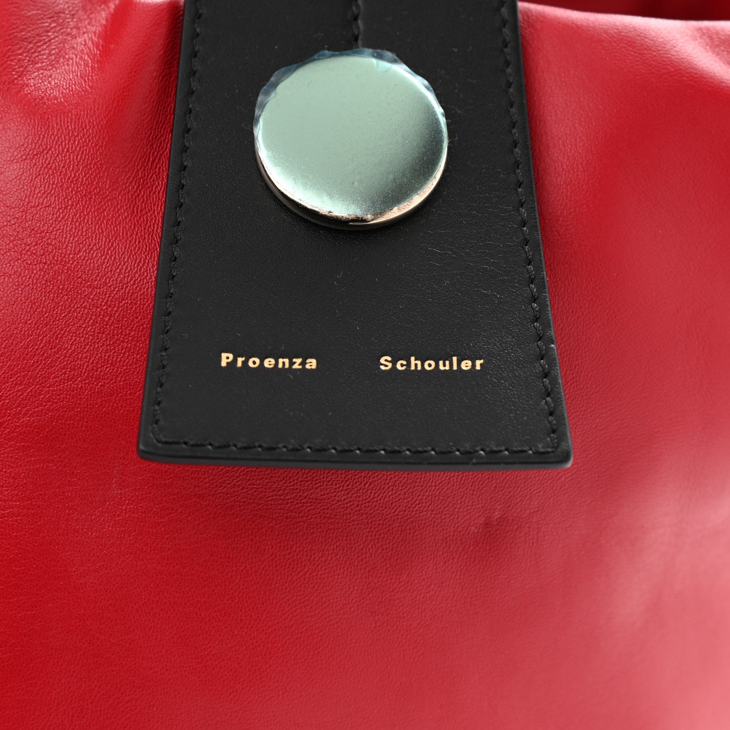 Proenza Schouler Lambskin Large Puffy Tobo Tote Red 9 of 9