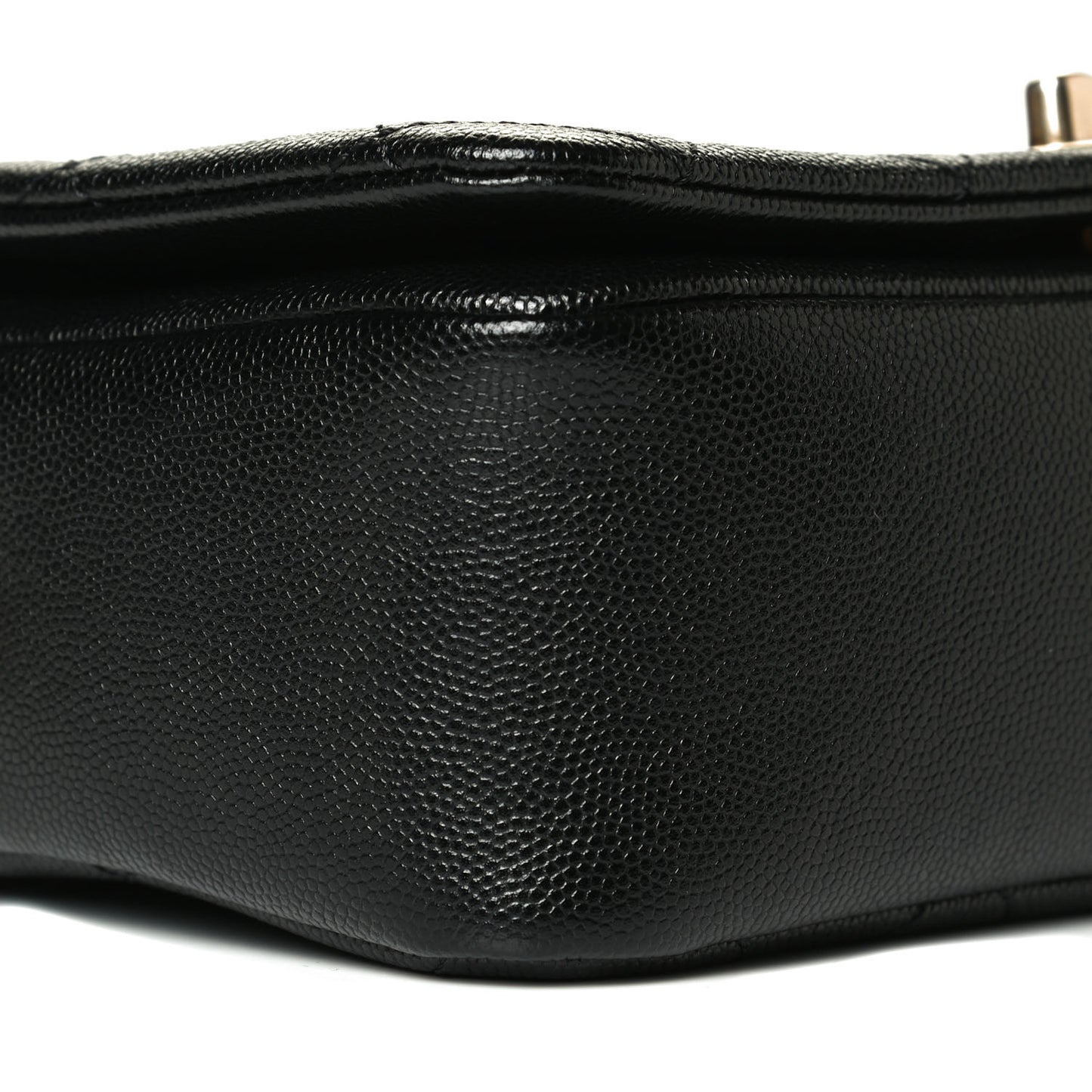 Caviar Quilted Small Fashion Therapy Flap Bag Black