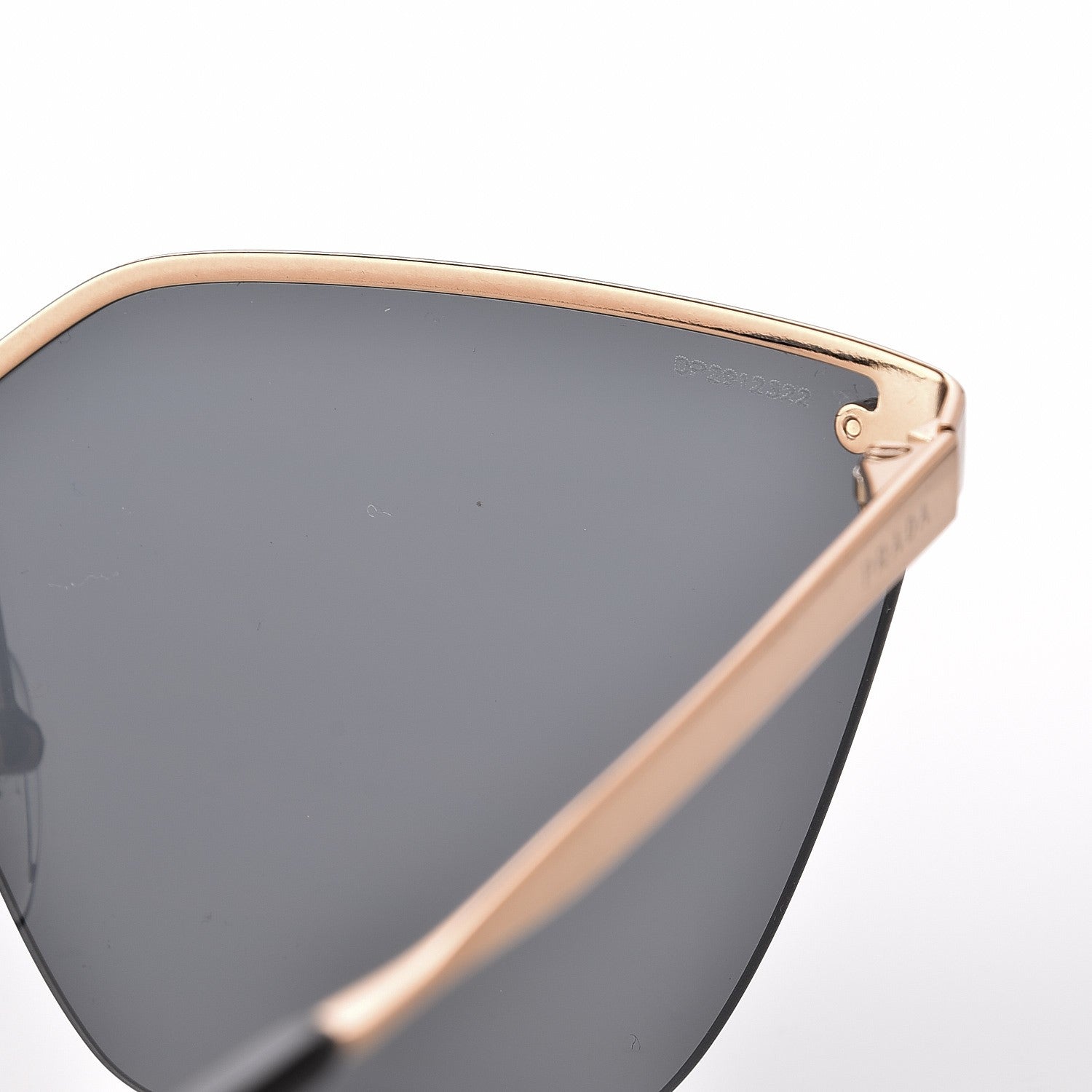 Prada Cat Eye Sunglasses SPR 68T Black 7 of 8