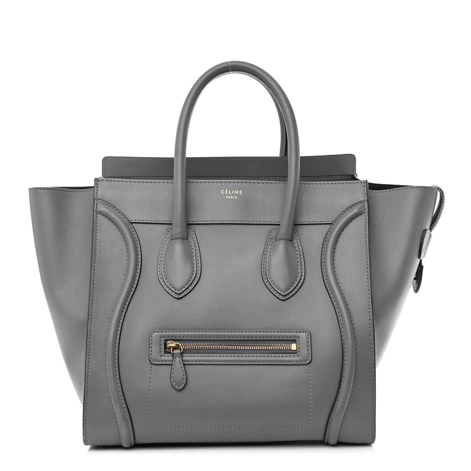 Celine Smooth Calfskin Mini Luggage Storm 1 of 14
