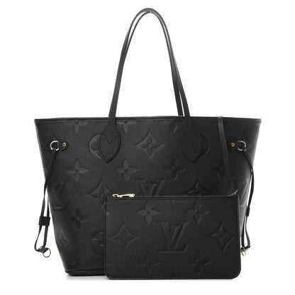 Louis Vuitton Empreinte Monogram Giant Neverfull MM Black 1 of 13
