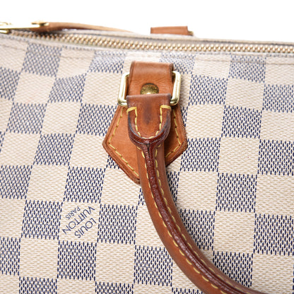 Louis Vuitton Damier Azur Speedy 30 18 of 23