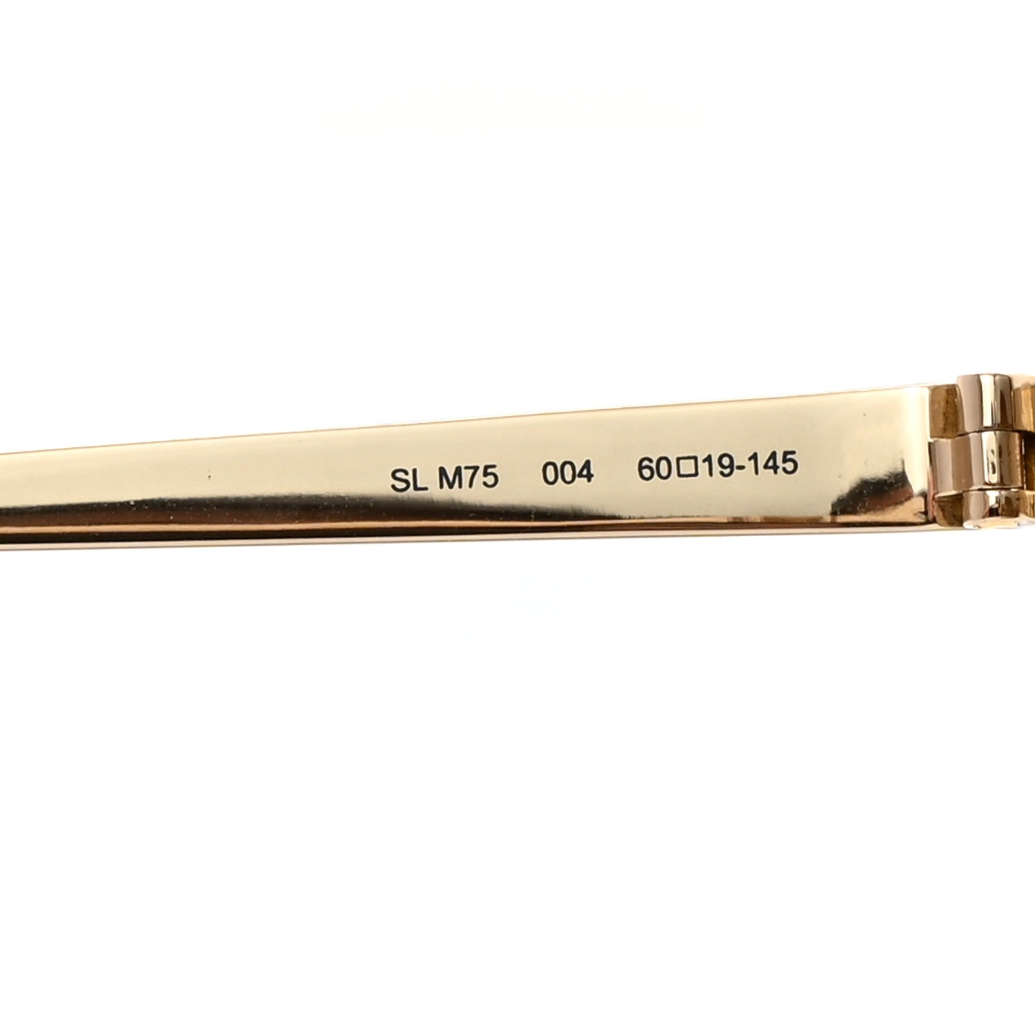 Saint Laurent Metal Sunglasses SL M75 Black Gold 5 of 7