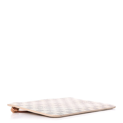 Louis Vuitton Damier Azur Neverfull MM GM Pochette Rose Ballerine 4 of 7