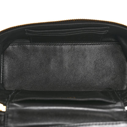 Prada Vitello Daino Mini Vanity Top Handle Bag Black 5 of 11