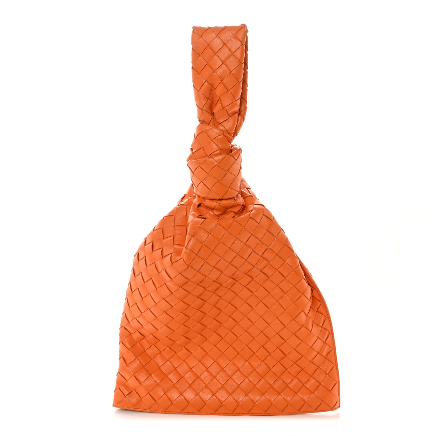 Bottega Veneta Nappa Intrecciato BV Twist Orange 1 of 12