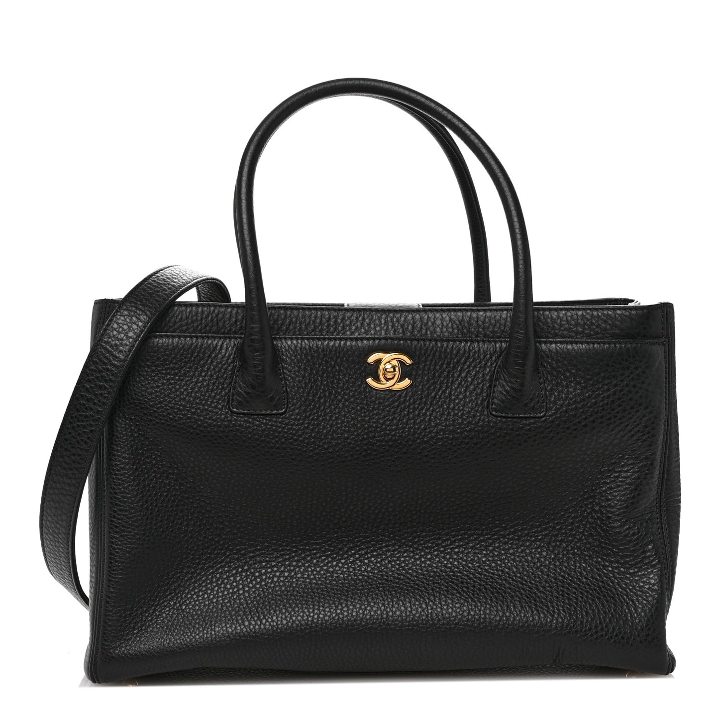 Deerskin Cerf Executive Shopper Tote Black