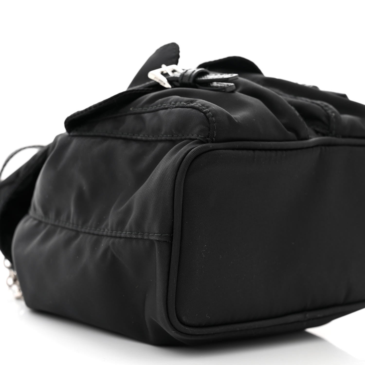 Prada Nylon Vela Mini Crossbody Backpack Black 10 of 14