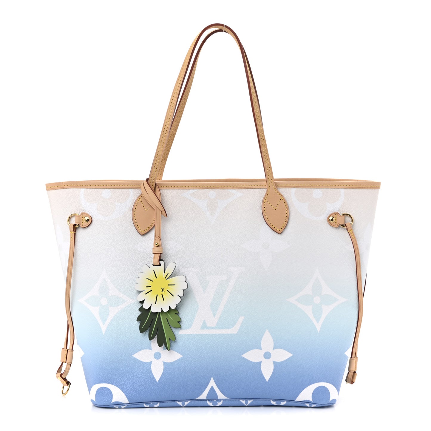 Monogram Giant By The Pool Neverfull MM Blue