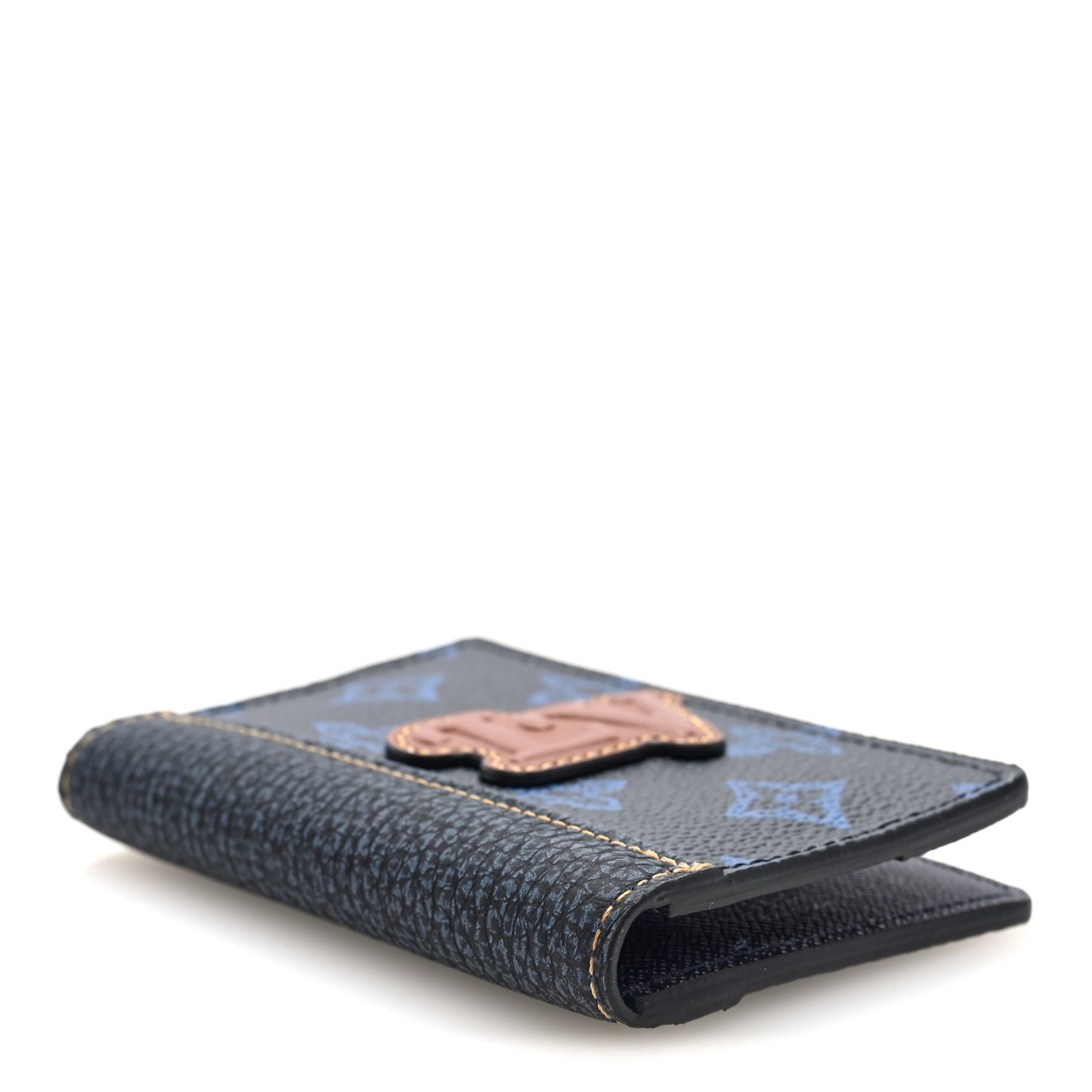 Monogram LV Record Pocket Organizer NM Blue