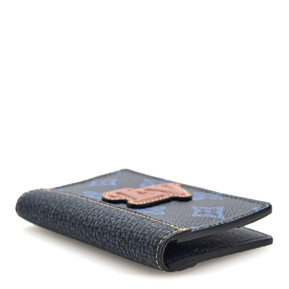 Louis Vuitton Monogram LV Record Pocket Organizer NM Blue 4 of 6
