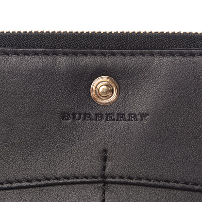 Burberry Signature Grain Calfskin Wallet Black 7 of 10