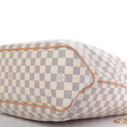 Louis Vuitton Damier Azur Delightful MM Pink 7 of 9