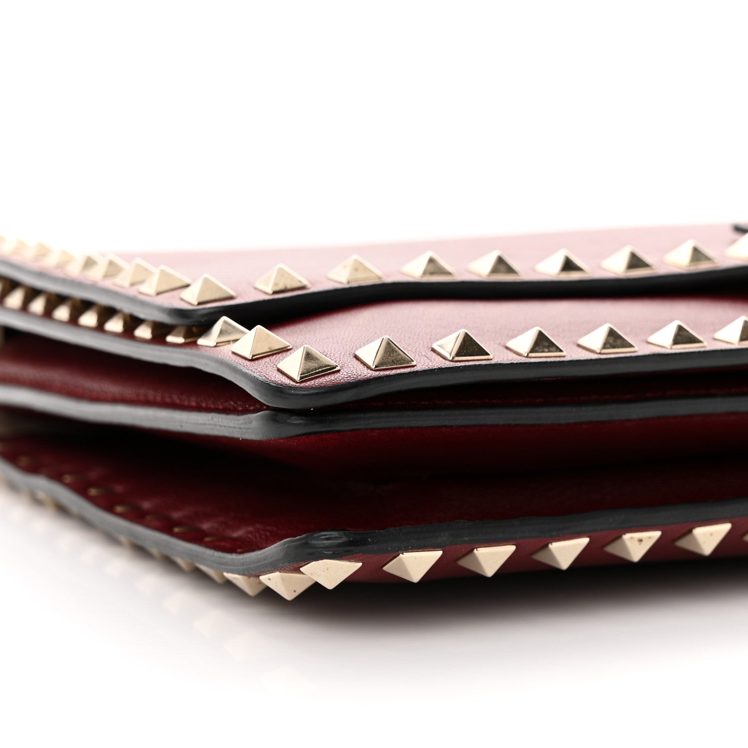 Valentino Garavani Calfskin Rockstud Top Handle Crossbody Rubin 8 of 14