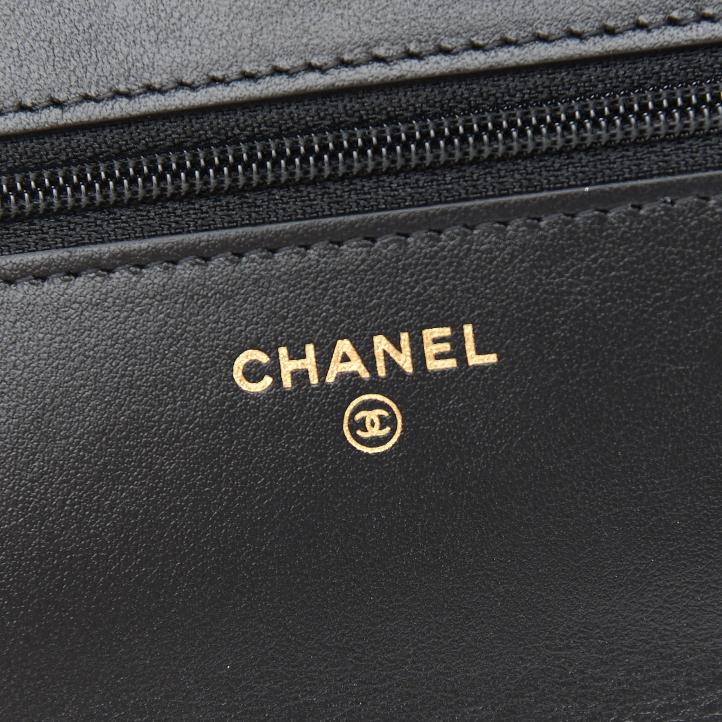 Tweed Quilted Chanel 19 Wallet On Chain WOC Black Beige