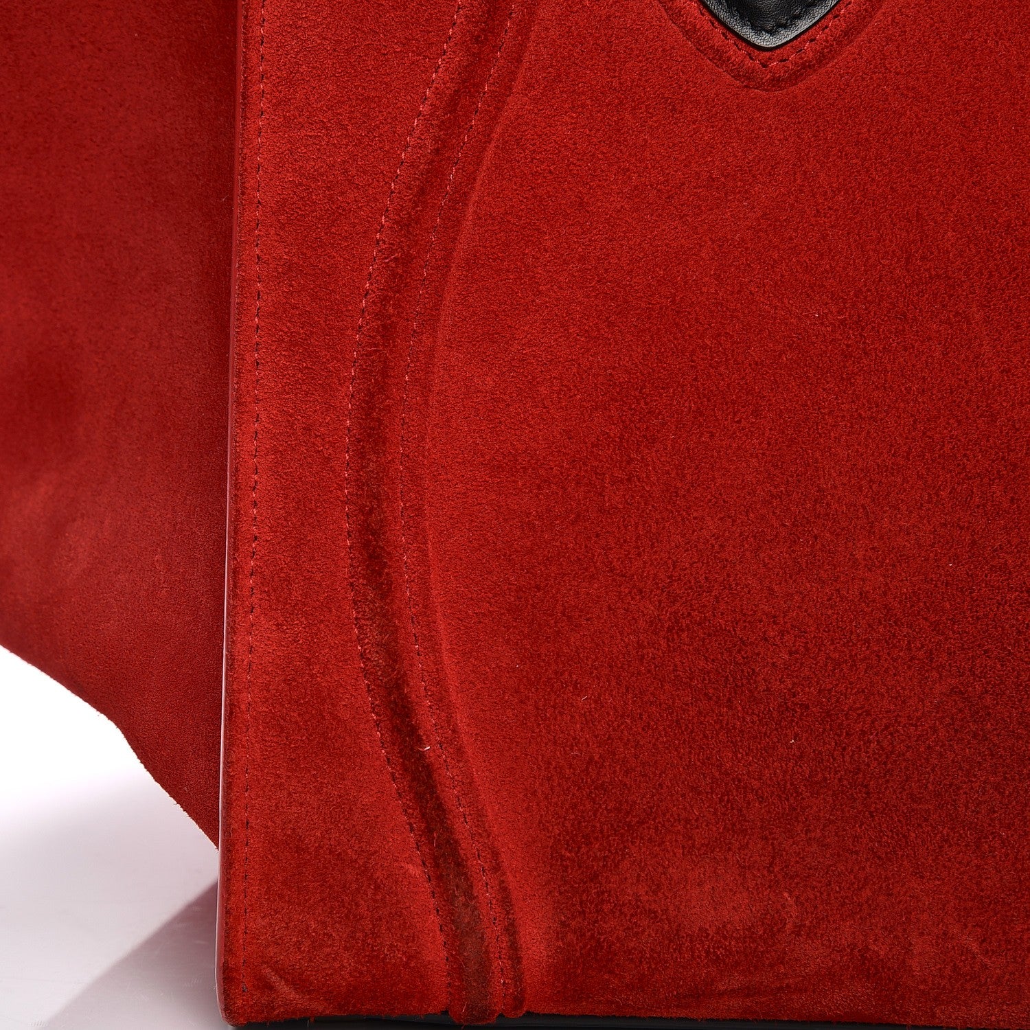 Celine Suede Medium Phantom Luggage Vermillion 13 of 17