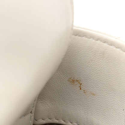 Christian Dior Lambskin Cannage Mini Lady Dior White 11 of 14