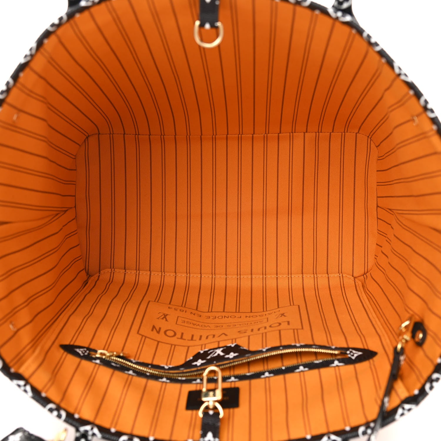 Louis Vuitton Monogram Giant Jungle Neverfull MM Black 6 of 11