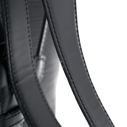 Louis Vuitton Epi Sac a Dos Drawstring Bag Black 12 of 17