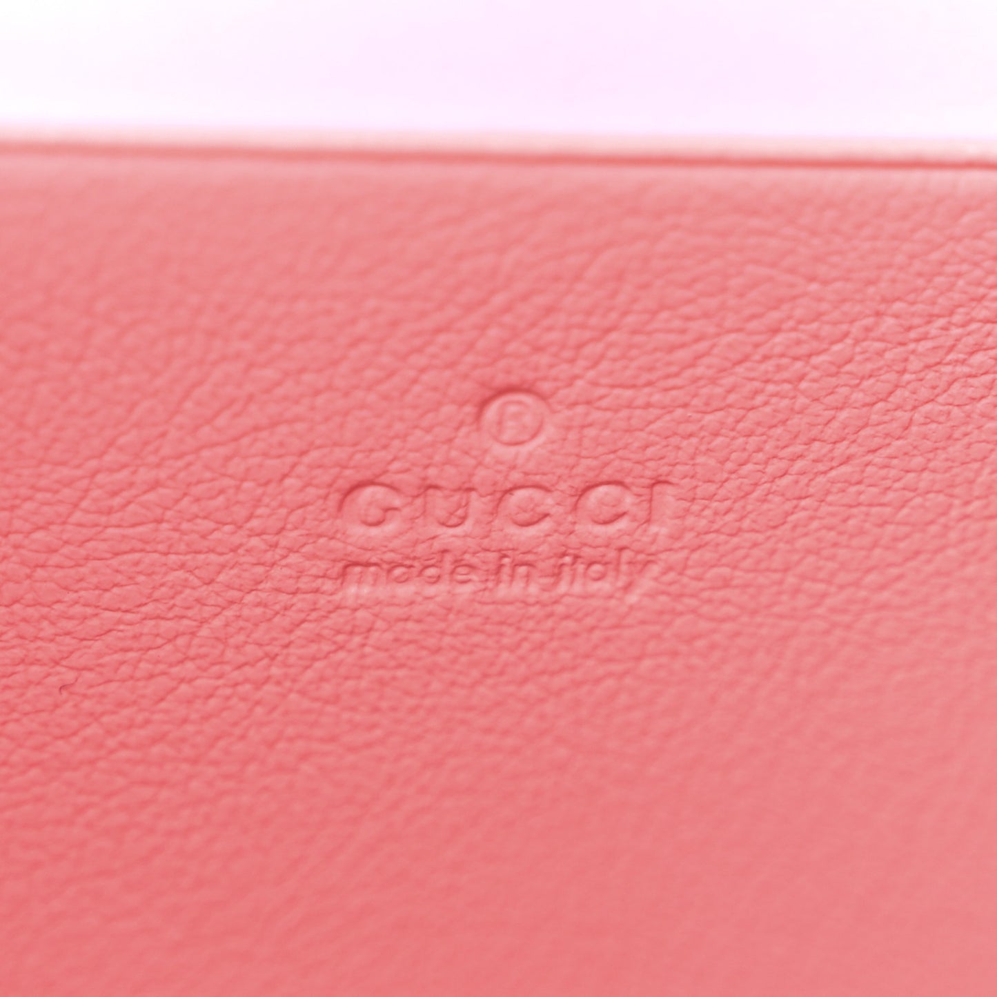 Azalea Calfskin Enamel Matelasse Diagonal Torchon GG Marmont Chain Wallet New Cherry Red Wild Rose