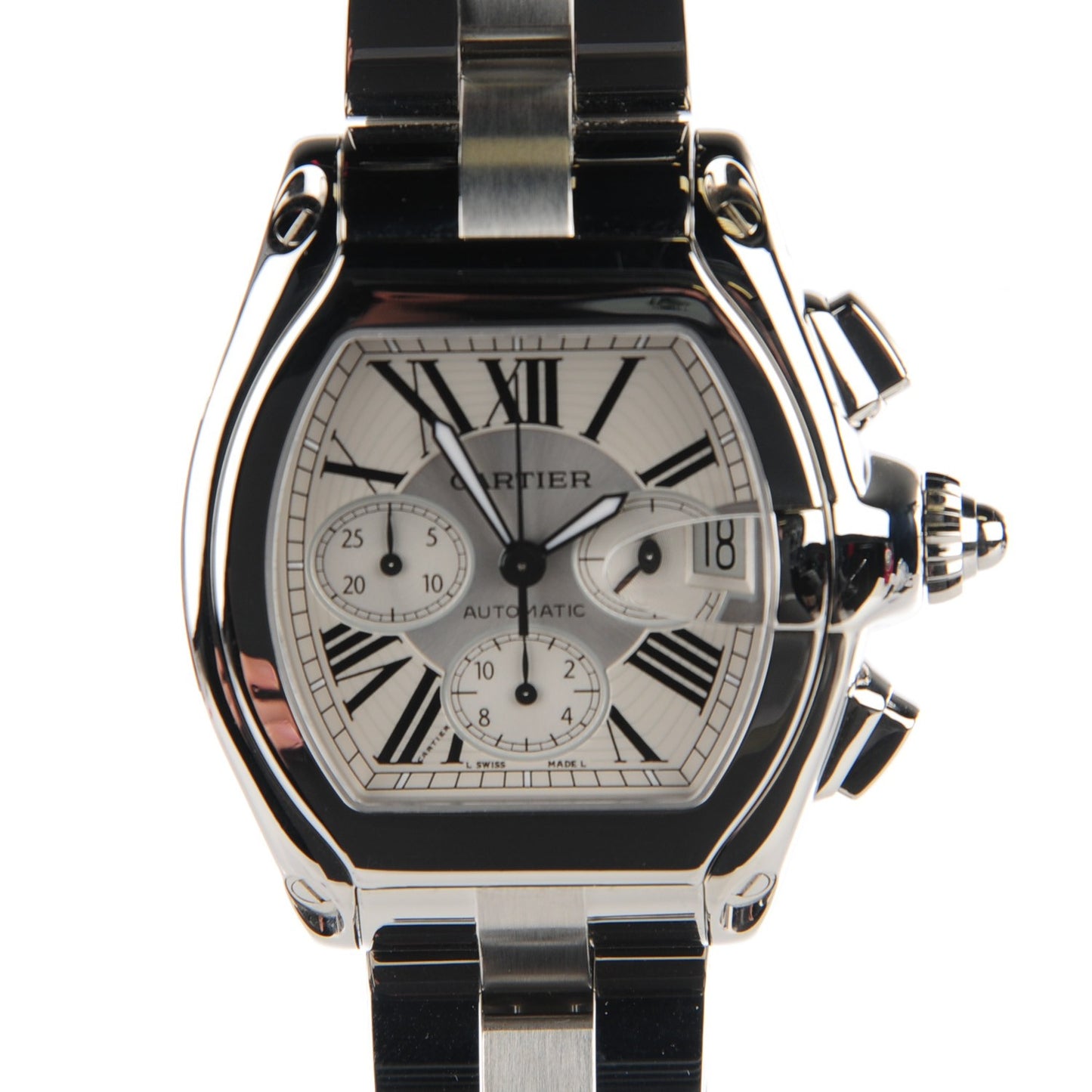Stainless Steel 42mm Roadster Chronograph Automatic Watch