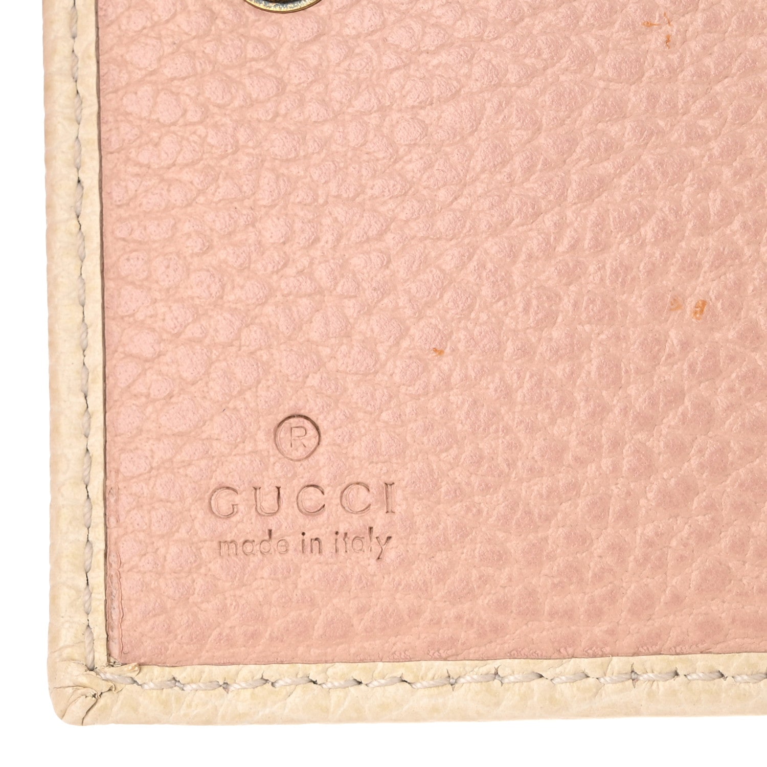 Gucci Calfskin GG Marmont Bow Wallet White 6 of 12