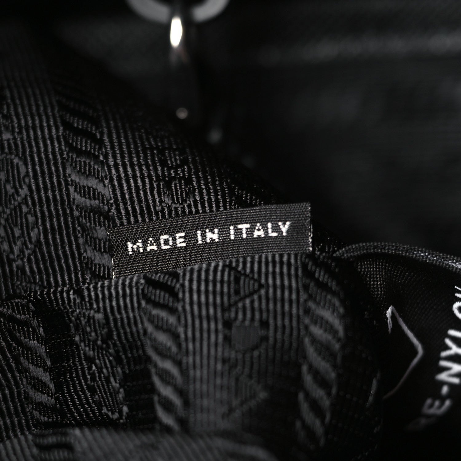 Prada Tessuto Nylon Saffiano Small Backpack Black 7 of 10