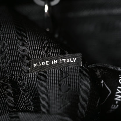 Prada Tessuto Nylon Saffiano Small Backpack Black 7 of 10