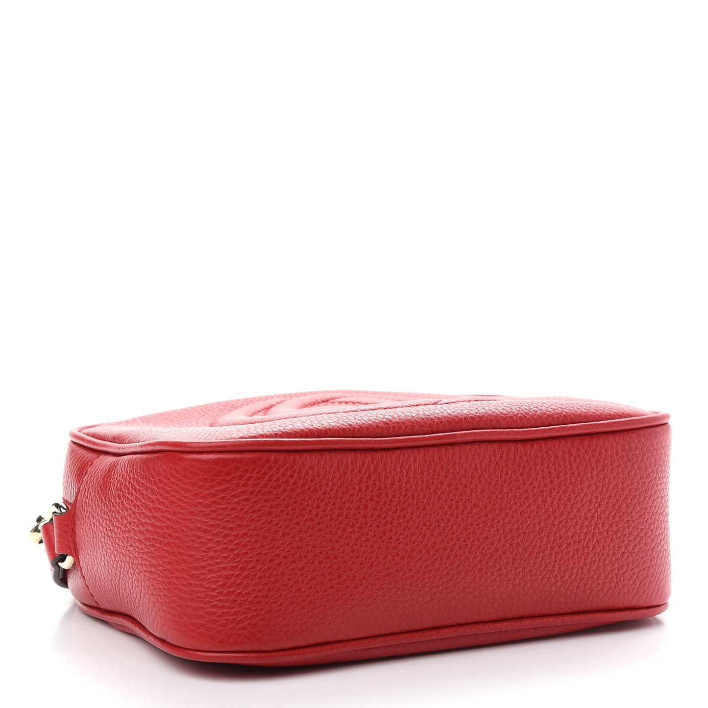 Pebbled Calfskin Small Soho Disco Bag Tabasco Red