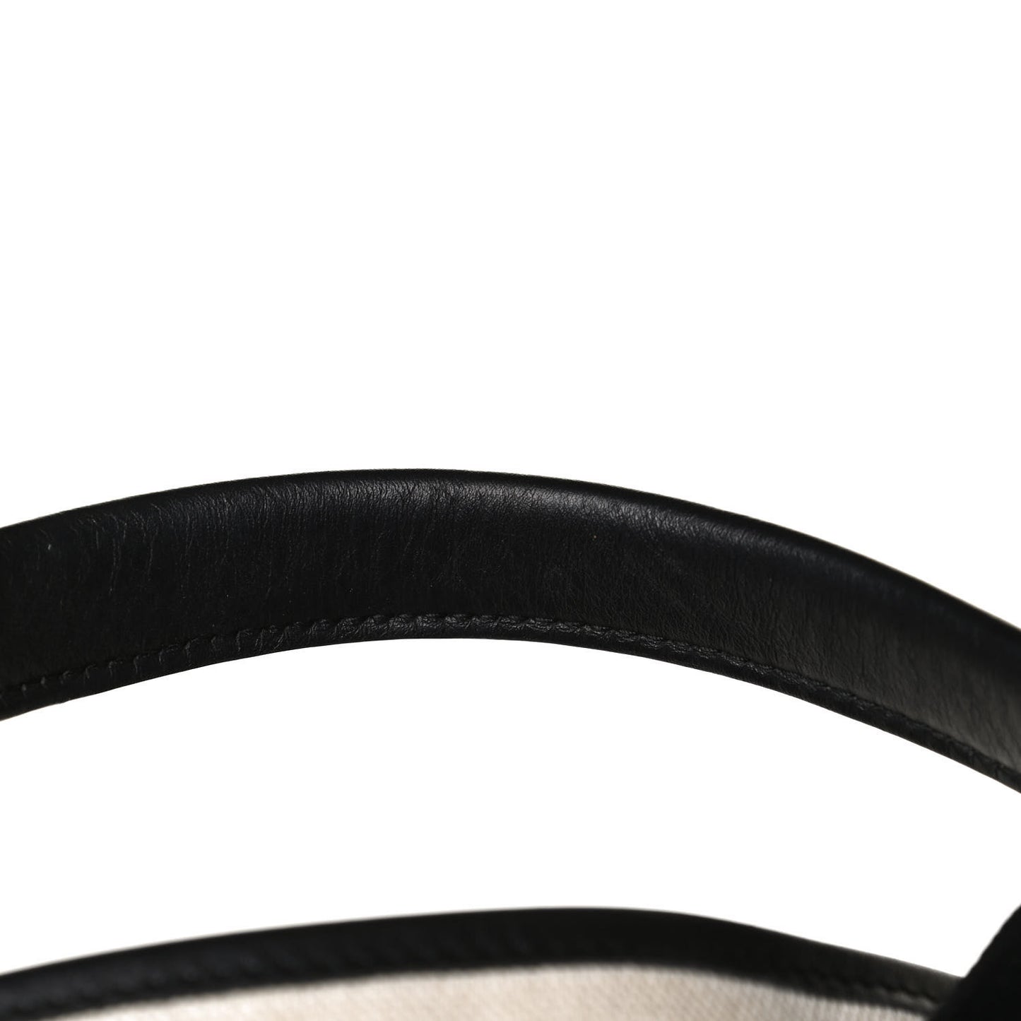Cotton Canvas Calfskin Navy Cabas XS Natural Black