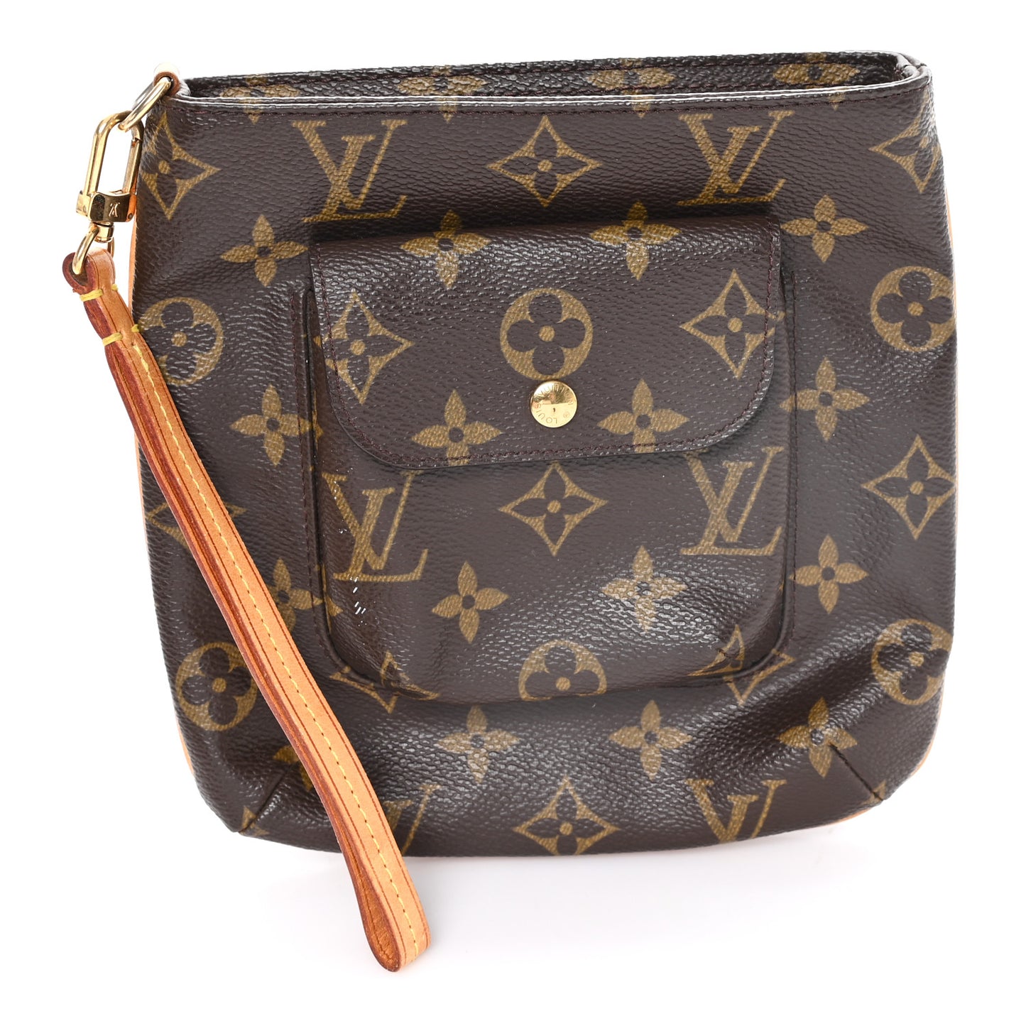 Monogram Partition Wristlet