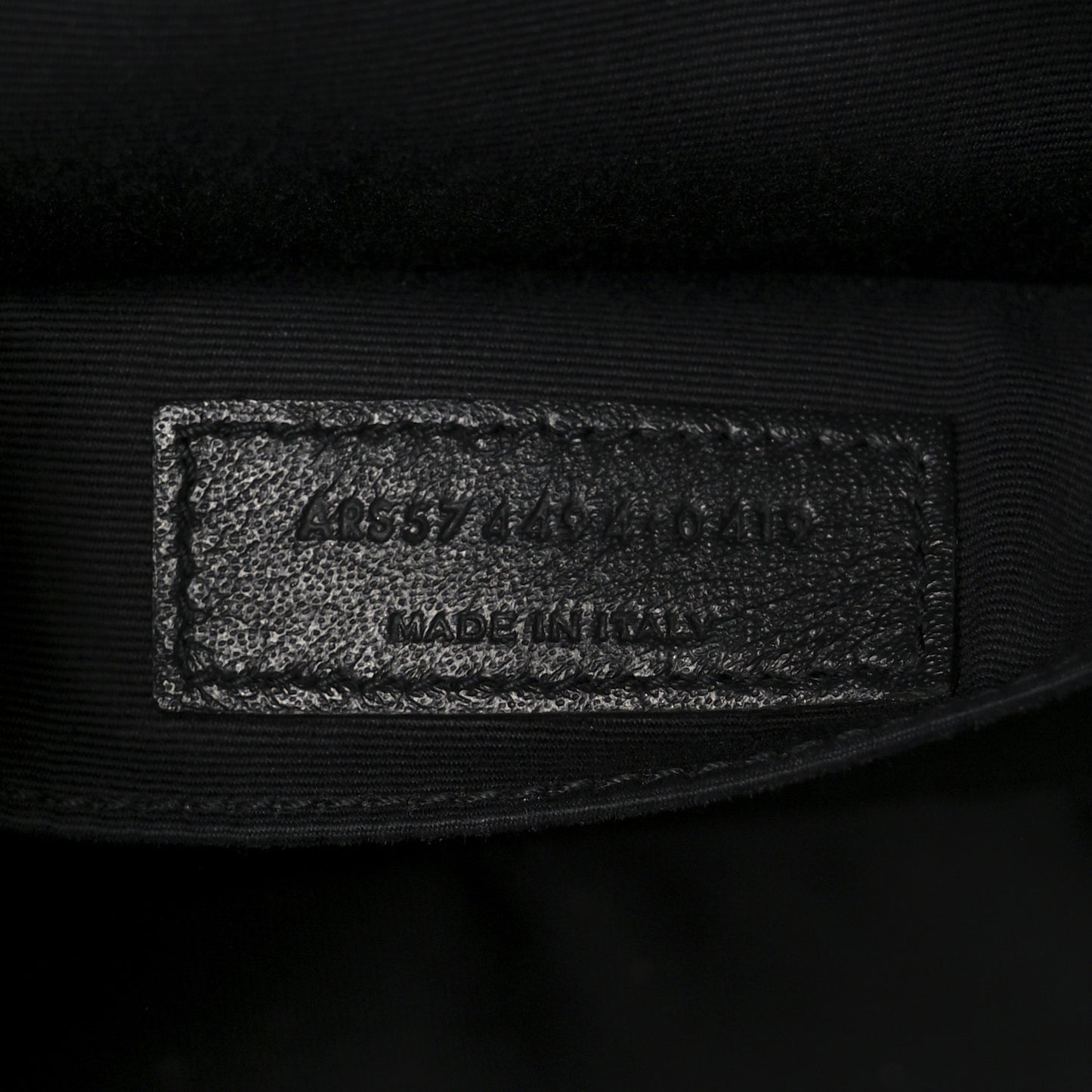 Calfskin Matelasse Monogram Monochrome Lou Camera Bag Black