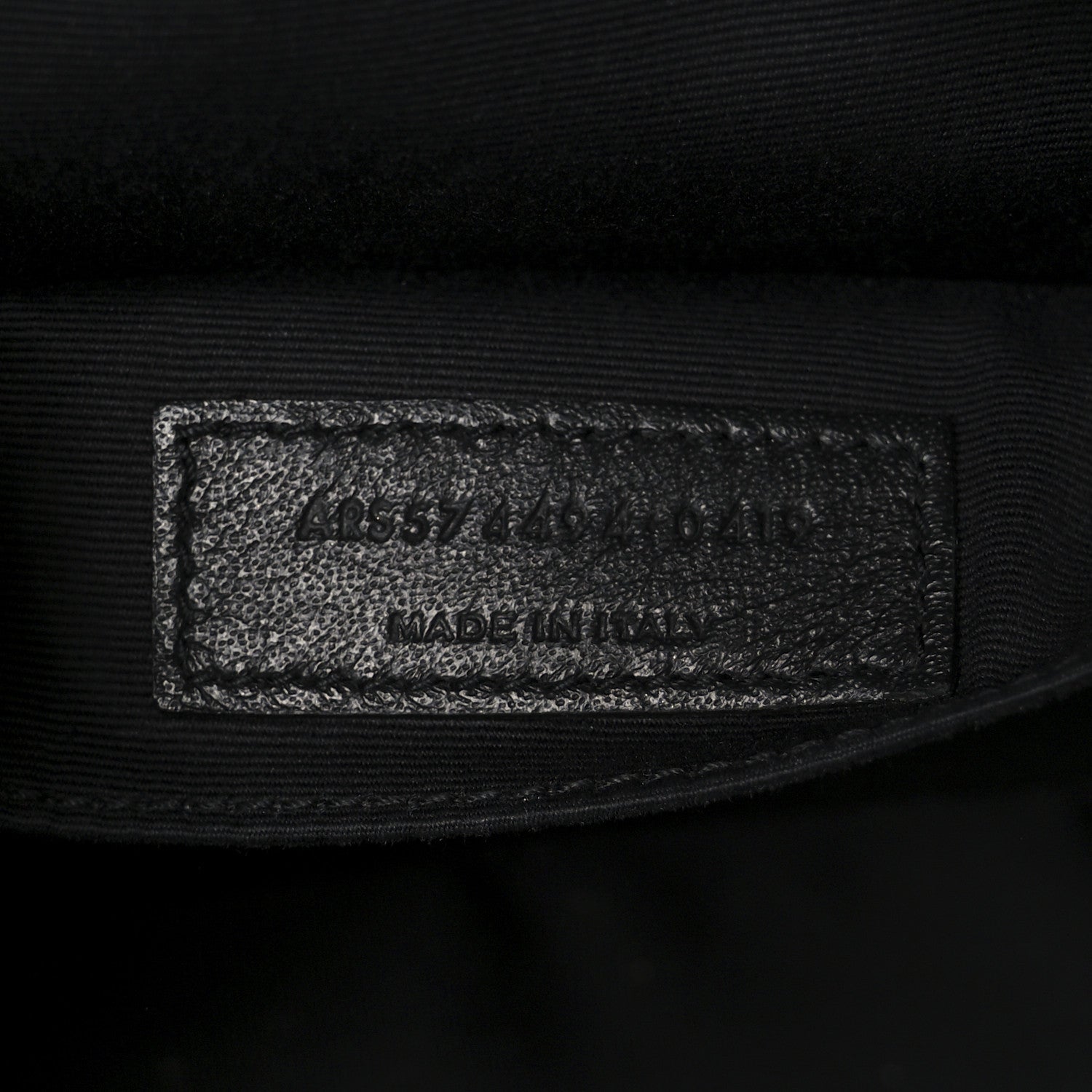 Saint Laurent Calfskin Matelasse Monogram Monochrome Lou Camera Bag Black 7 of 10