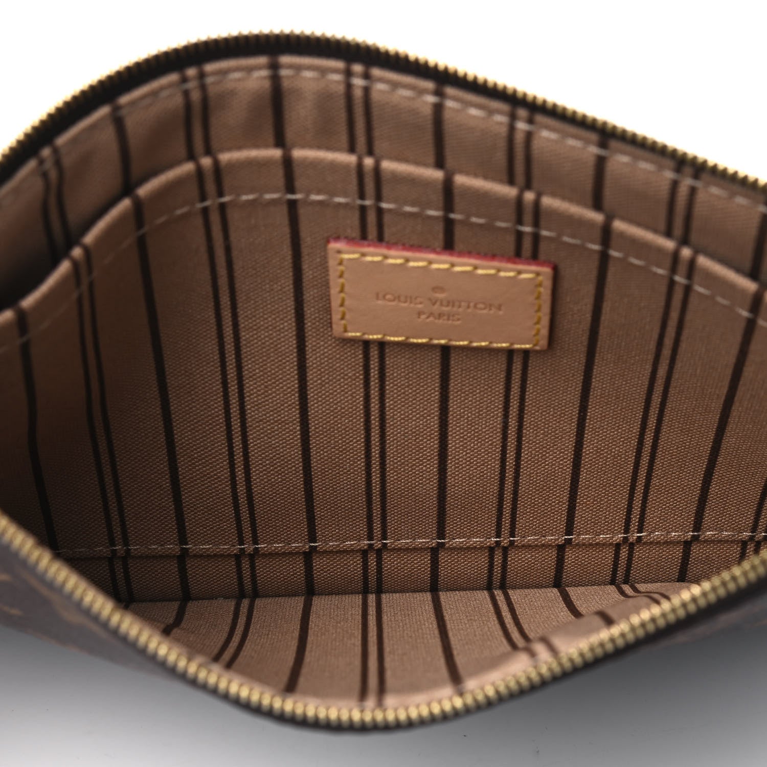 Louis Vuitton Monogram Neverfull MM GM Pochette 4 of 5