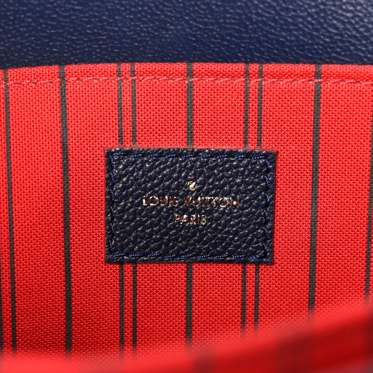 Empreinte Pochette Metis Marine Rouge