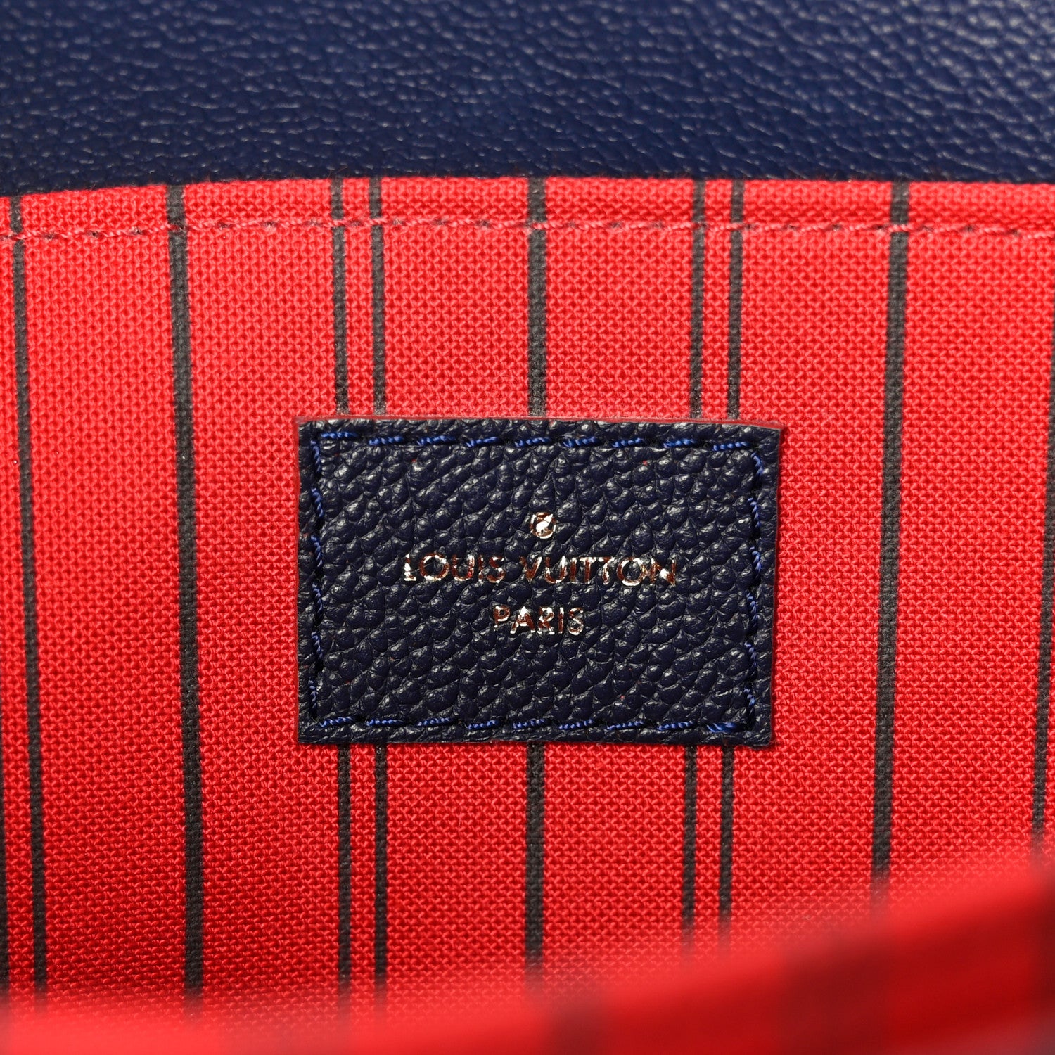 Louis Vuitton Empreinte Pochette Metis Marine Rouge 8 of 11
