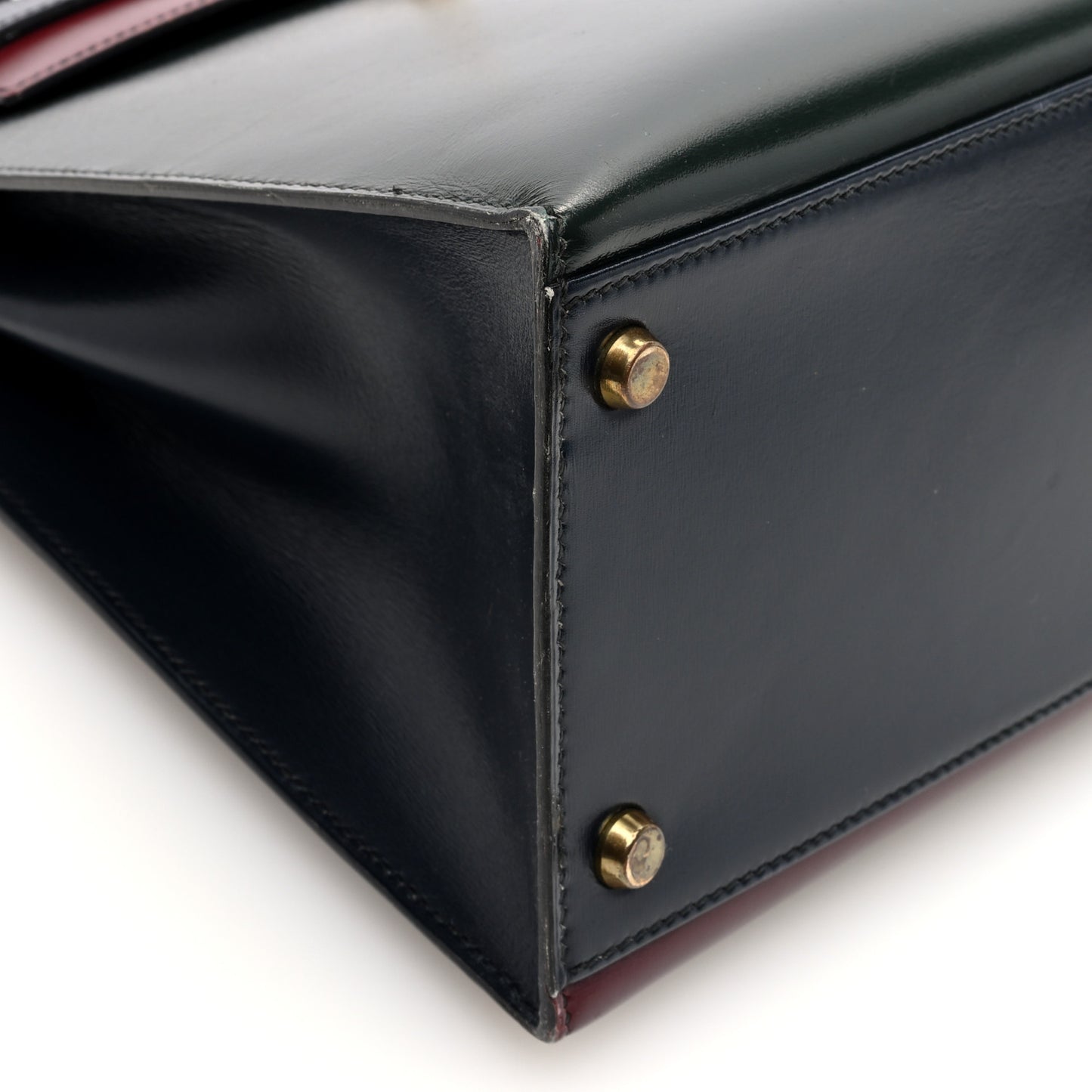 Box Tri-Color Kelly Sellier 32 Vert Fonce Rouge H Blue Indigo