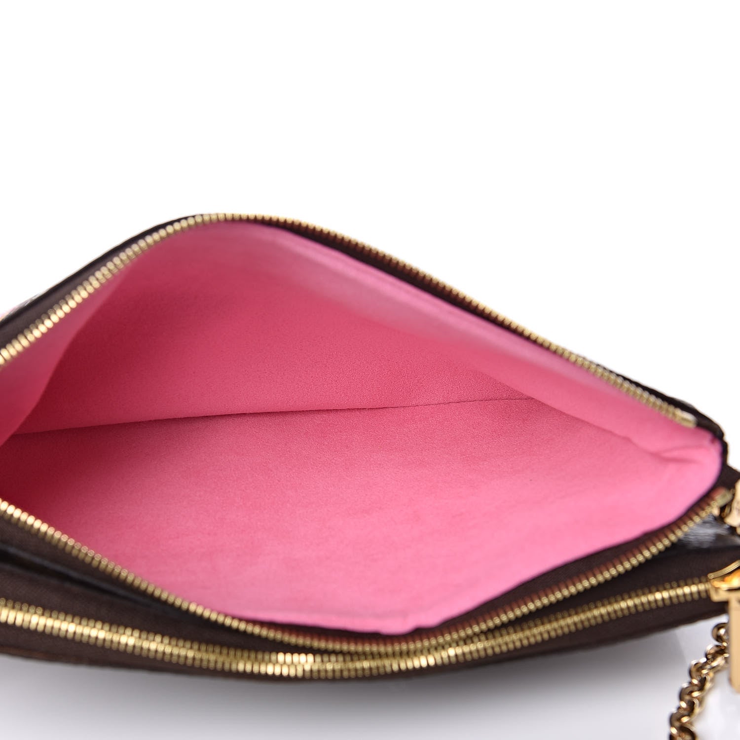 Louis Vuitton Monogram 2019 Christmas Animation Double Zip Pochette 6 of 10