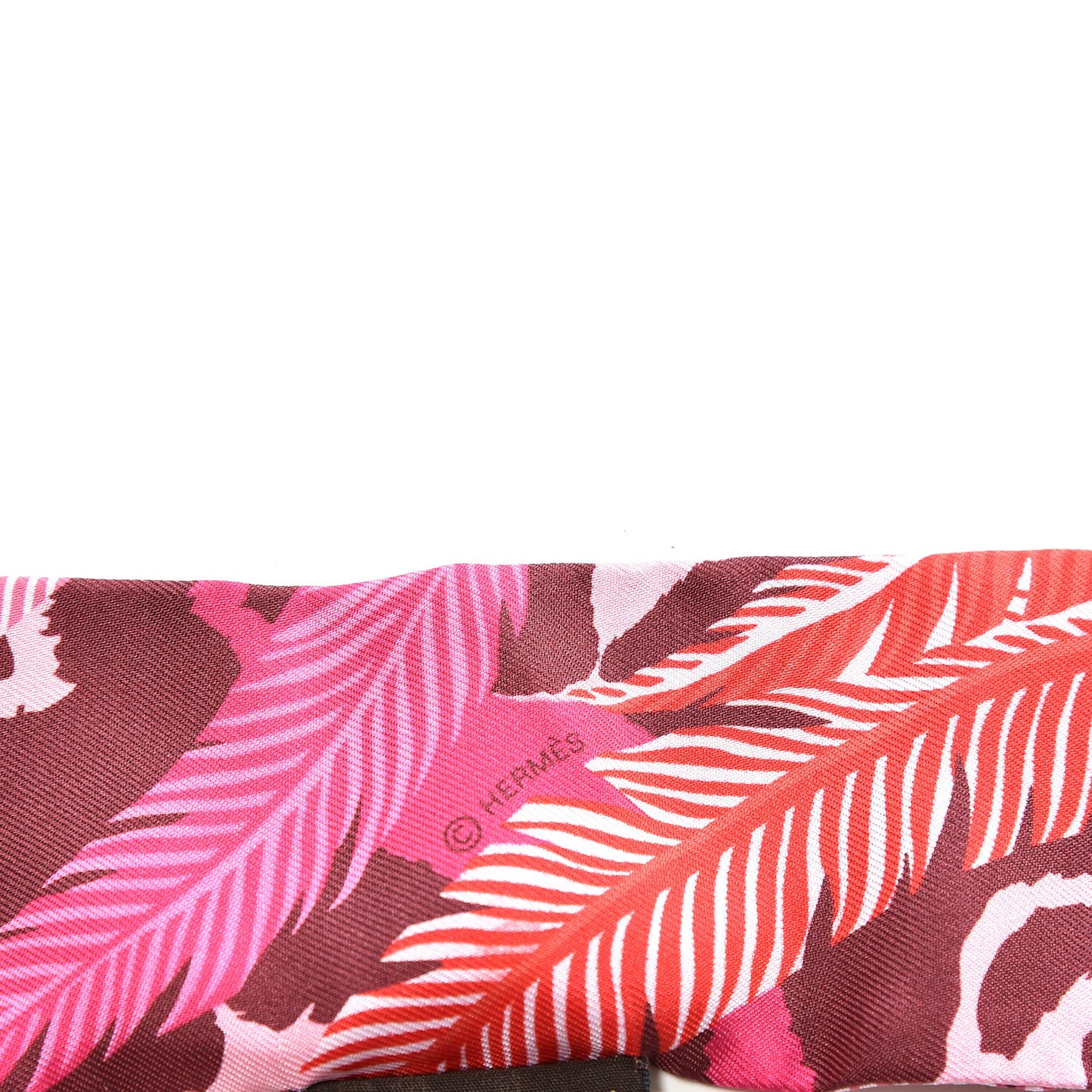 Silk Jaguar Quetzal Twilly Fuchsia Rose Bordeaux