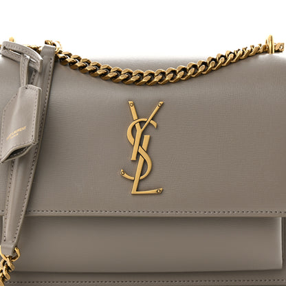 Saint Laurent Calfskin Medium Monogram Sunset Greyish Brown 8 of 13